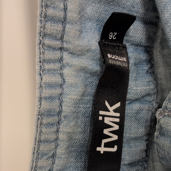 TWIK BLUE DENIM BERMUDA SIZE 26 - Picture 3 of 5